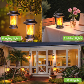 Auto on/off solar lantern saves energy at dusk and dawn