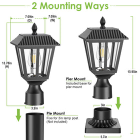 Greluna no-wiring-needed outdoor light simplifies quick setup.