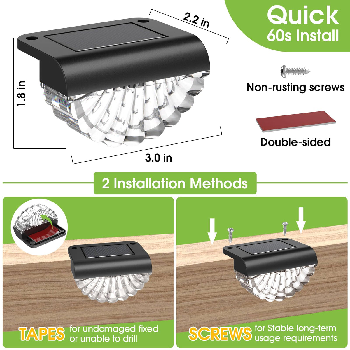 Greluna patio light easy install for quick outdoor upgrades