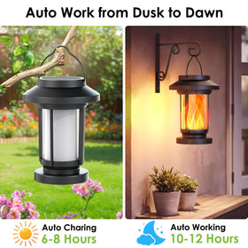 Greluna solar lantern auto on/off sensor for dusk-to-dawn lighting