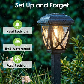 Greluna solar panel top view highlights efficient charging for long-night illumination.