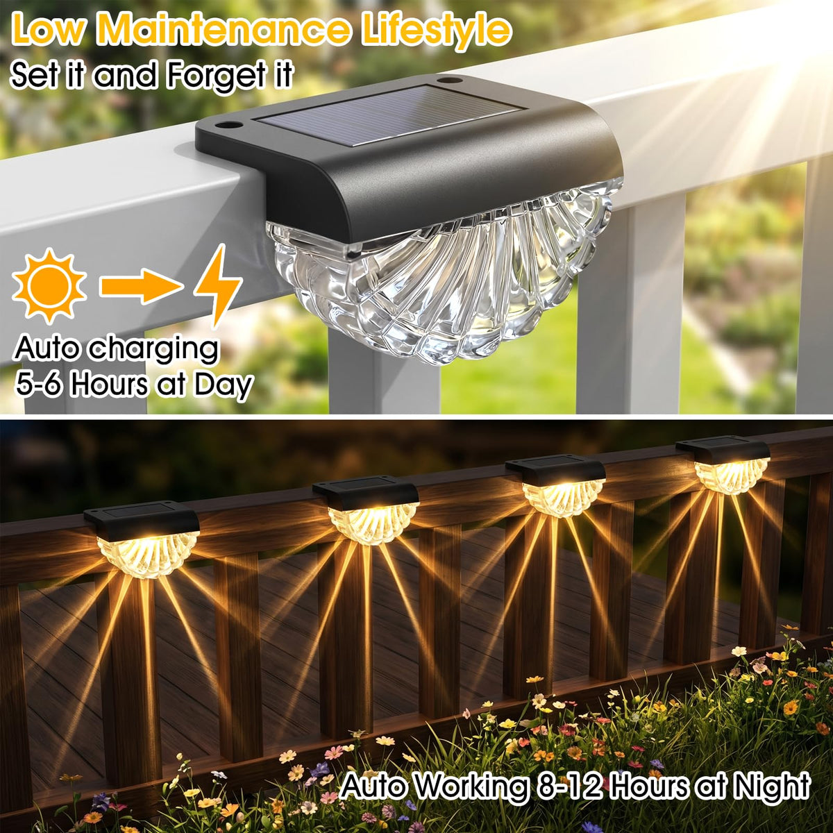 Greluna step light dusk-to-dawn for safe stair paths