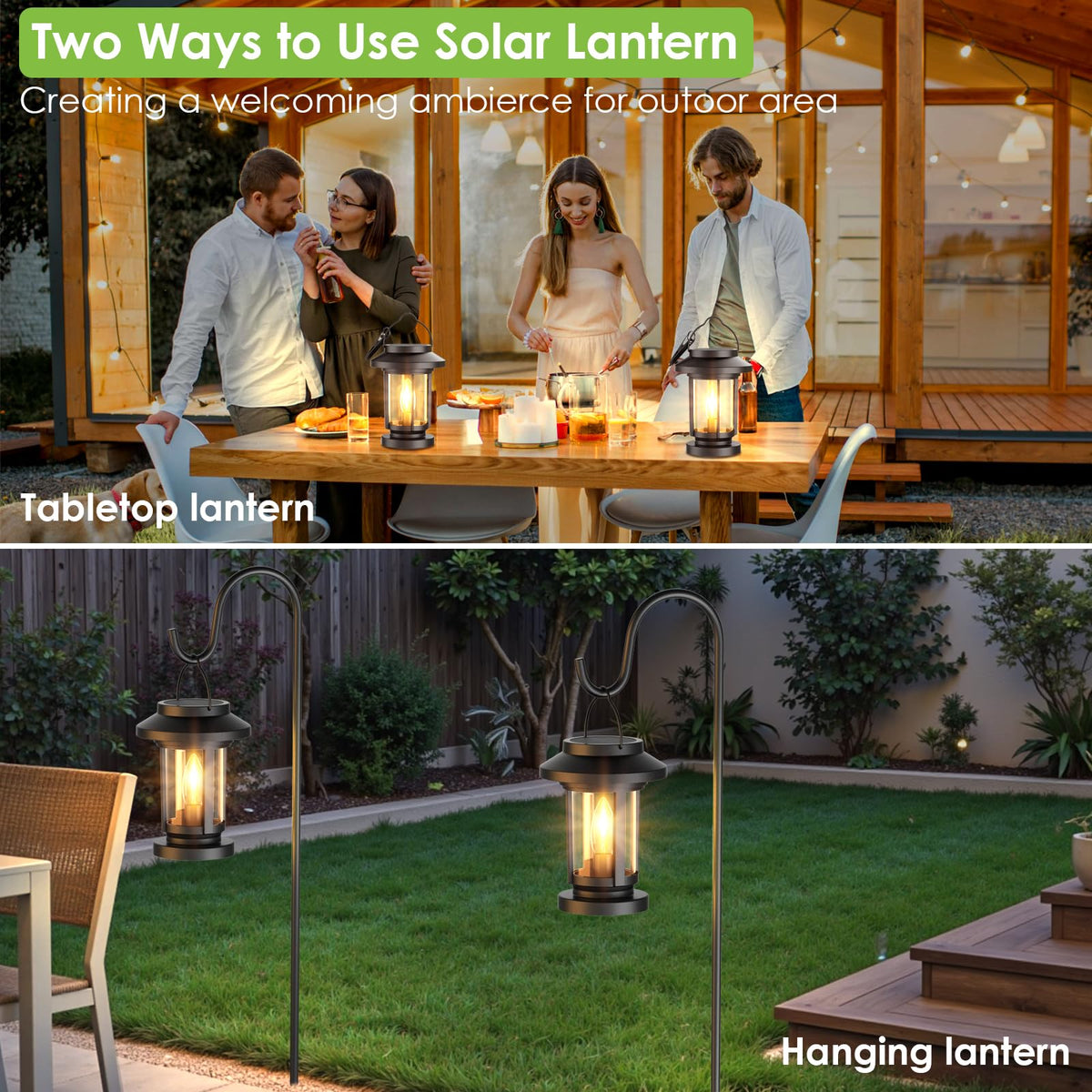 Greluna waterproof ABS housing keeps lantern reliable in rain.