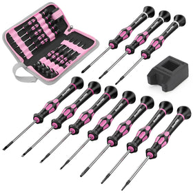 GRENPRO 10-piece precision screwdriver set with magnetic tips for secure micro-screws.