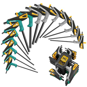 GRENPRO 14-piece T-handle wrenches with stand for quick access during repairs