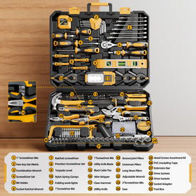 GRENPRO 239PCS tool set with folding work light for dim workspaces