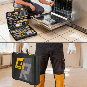 GRENPRO 239PCS tool set tape measure for exact layouts