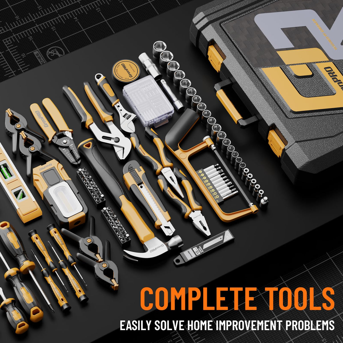 GRENPRO 239PCS tool set utility knife for quick cutting tasks