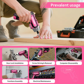 GRENPRO 4V 23 CRV bits cover a wide range of screws for versatile tasks.