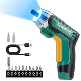 GRENPRO 4V electric screwdriver in compact form for tight-space projects.