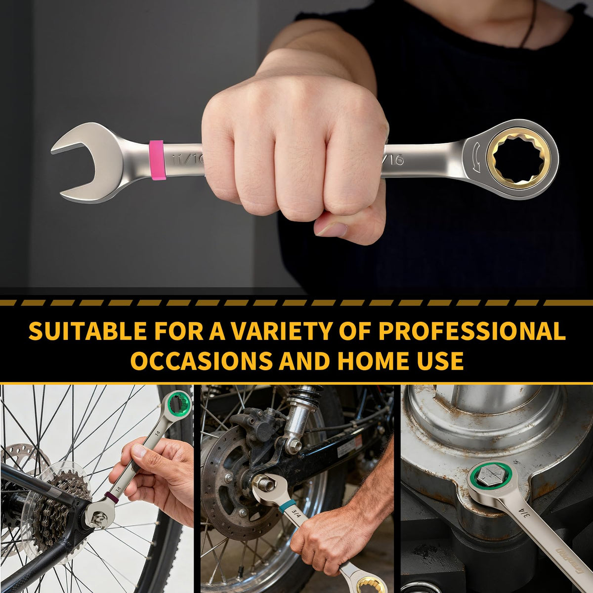 GRENPRO 5-degree swing arc allows access in confined spaces.