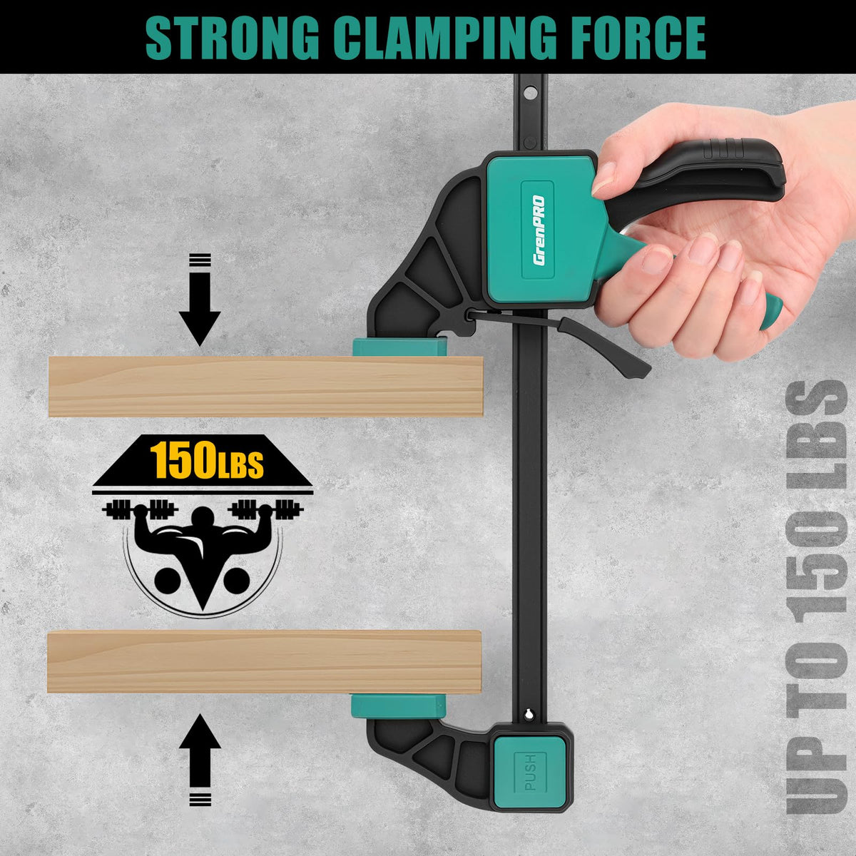 GRENPRO non-slip pads protect surfaces during work.