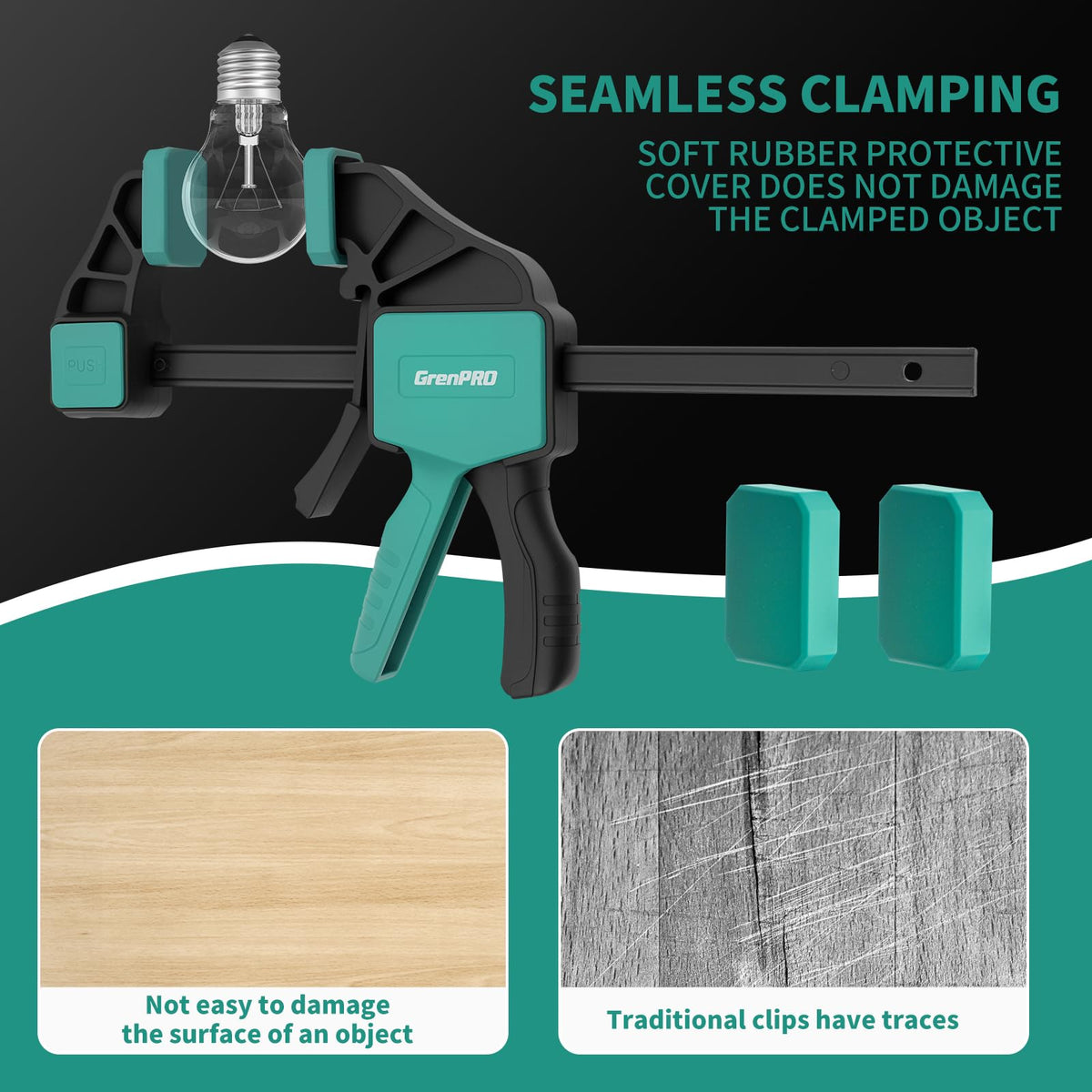 GRENPRO nylon body resists impacts on busy job sites.