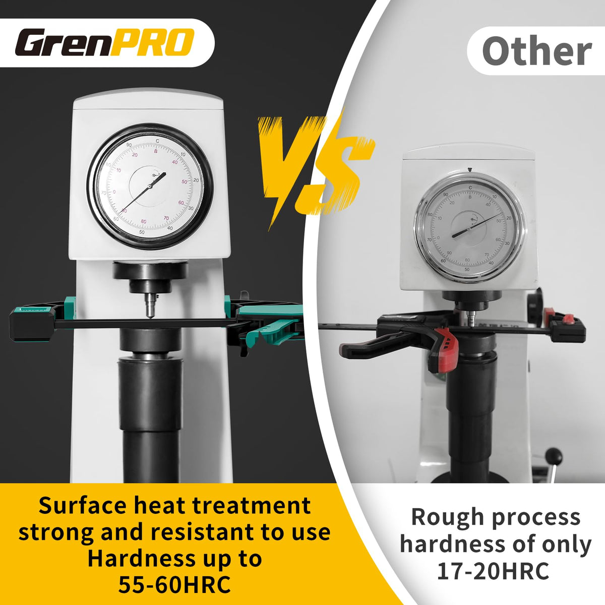 GRENPRO padded handles for comfortable extended use.