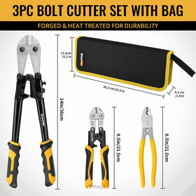 GRENPRO 8-inch mini bolt cutter precision for tight spaces and delicate cuts.