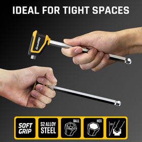 GRENPRO wrenches feature laser-etched dual-size markings for quick identification.