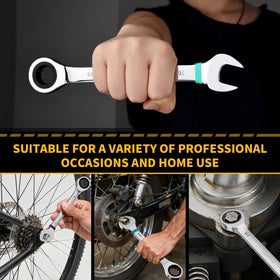 GRENPRO chrome-vanadium wrenches resist wear on demanding projects.