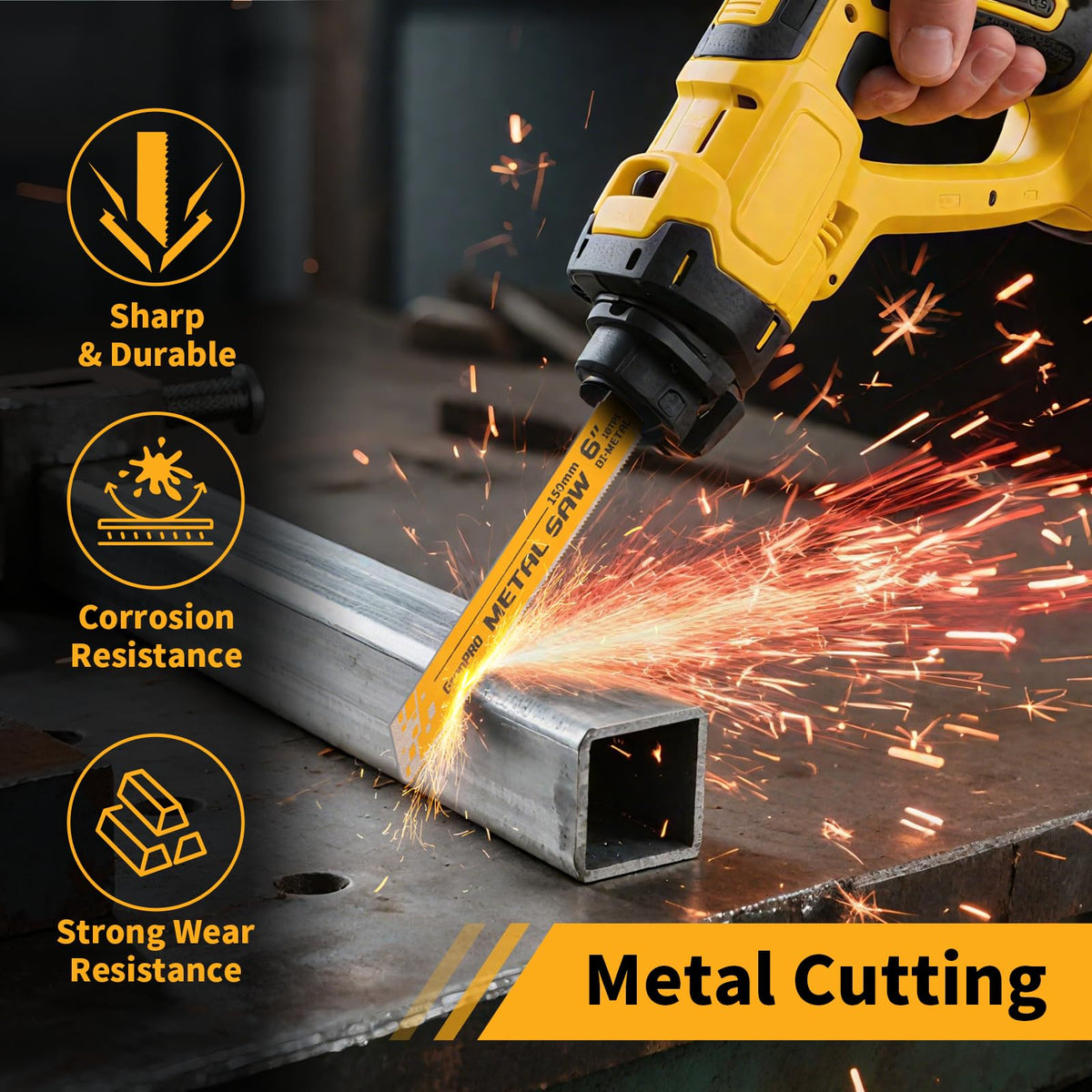 GRENPRO durable storage pouch keeps blades organized on the job site