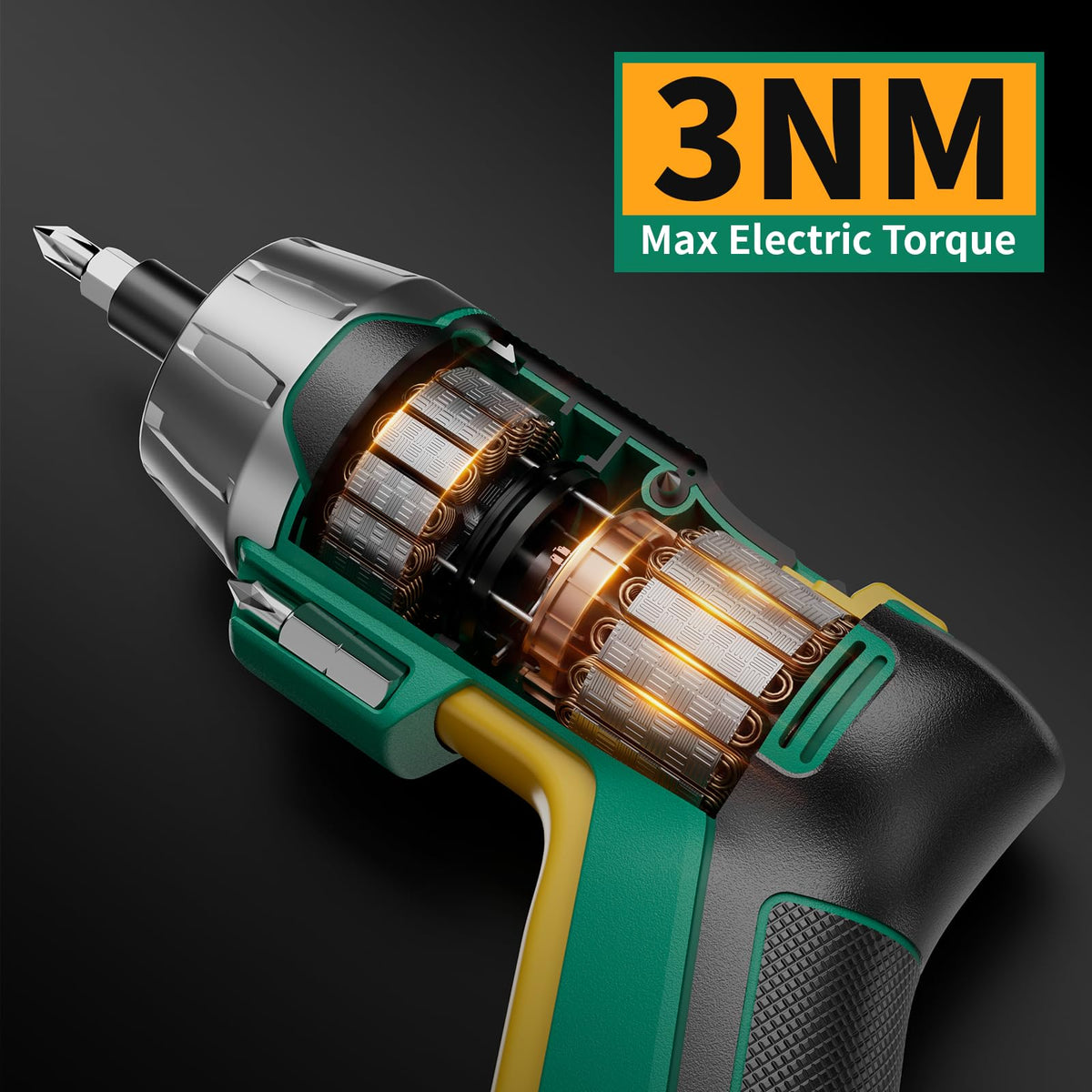 GRENPRO ergonomic rubber grip reduces hand fatigue during use.