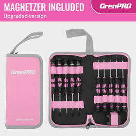 GRENPRO eyeglass screwdriver with ergonomic handle for precise, comfortable use.
