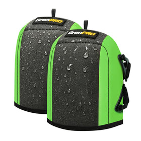 GRENPRO knee pads cushion knees during gardening for comfort.