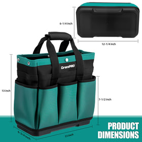 GrenPRO Garden Tool Bag with 10 pockets for quick-access organization.