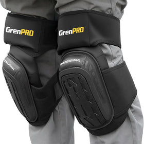 Grenpro knee pad outer view shows rugged construction for heavy-duty tasks