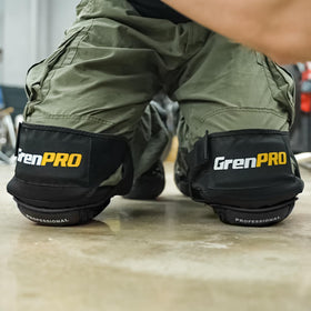 Grenpro knee pad thick foam layer cushions impact during long projects