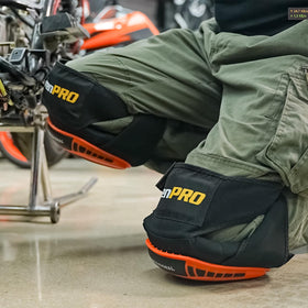 GRENPRO knee pads with adjustable straps for a secure, easy fit.
