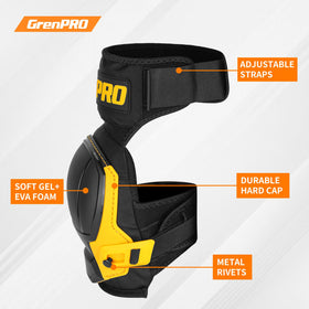 EVA foam cushioning provides soft support for kneeling on concrete and tiling.