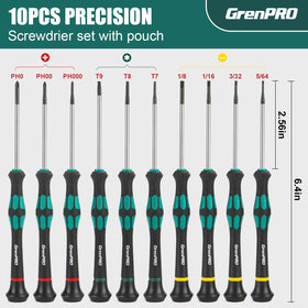 GRENPRO laser-etched size markers for quick size checks