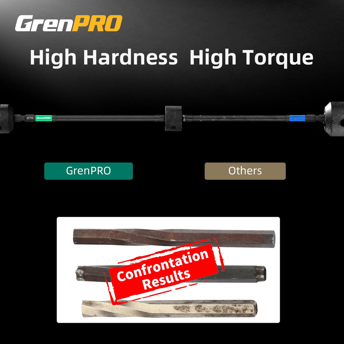 GRENPRO magnetic torx bits aiding quick screw pickup