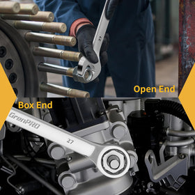 GrenPRO 30mm wrench in chrome vanadium with a mirror finish.
