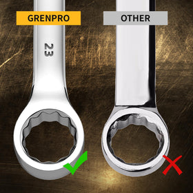 GrenPRO 32mm wrench resists corrosion for longer tool life.
