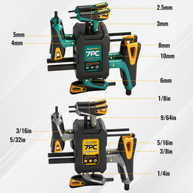 Portable GRENPRO wrench set with storage rack for on-the-go maintenance