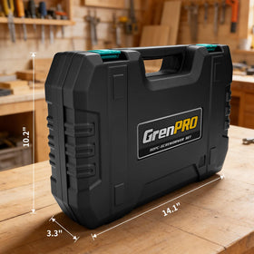 GRENPRO precision screwdrivers with green-black handles for comfortable use