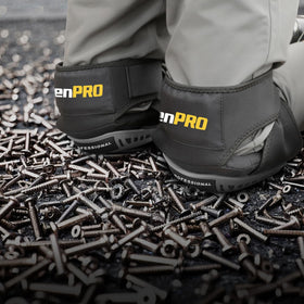 GRENPRO knee pads feature reinforced stitching for durable performance.