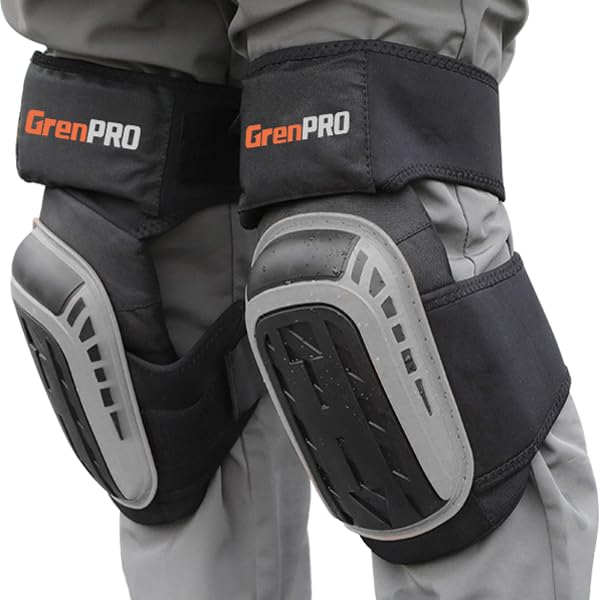 GRENPRO professional knee pads with thick foam cushion for comfort during heavy tasks.