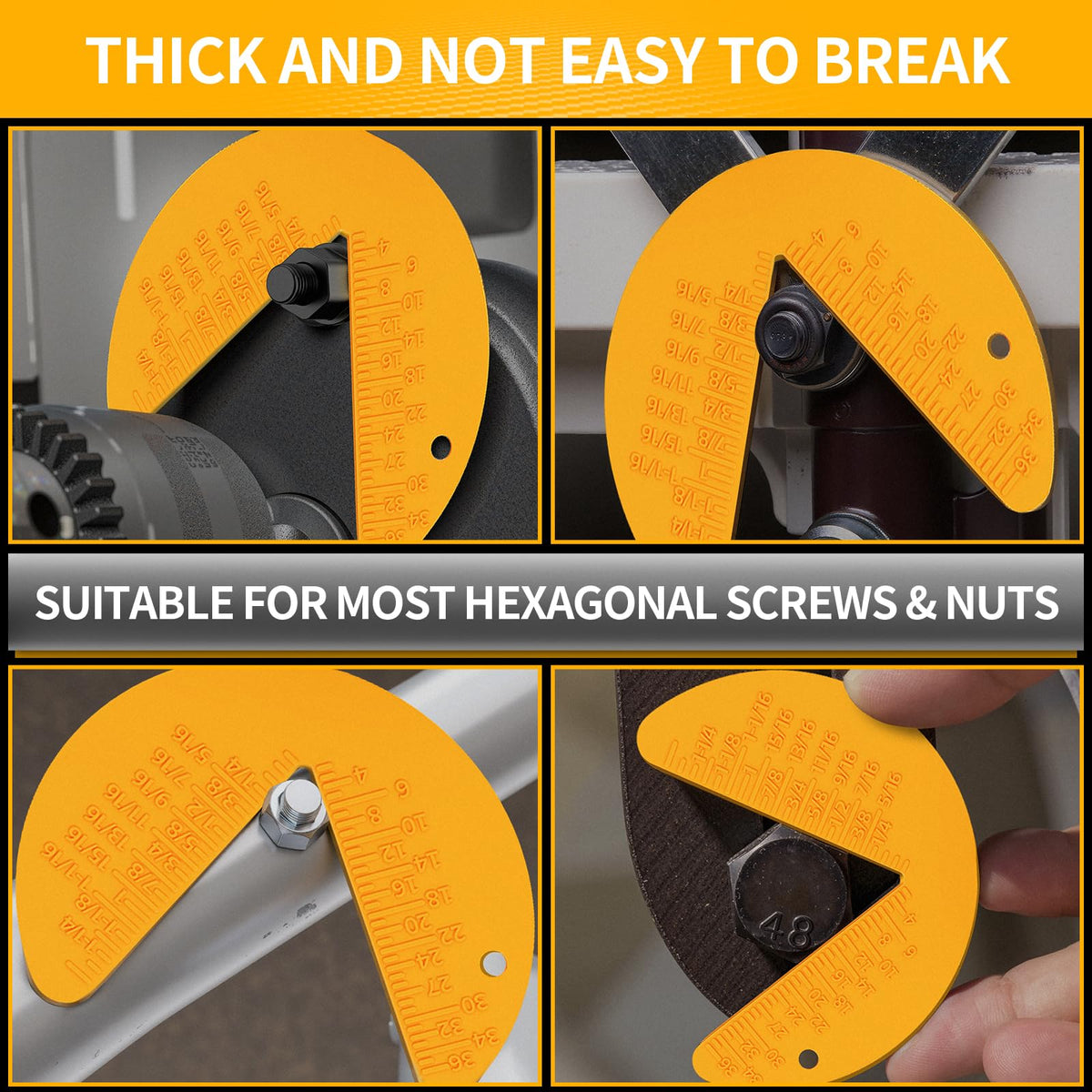 GRENPRO marking on wrenches helps quick size identification