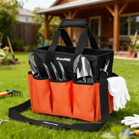 Grenpro tool bag exterior pockets layout keeps tools orderly and easy to grab.