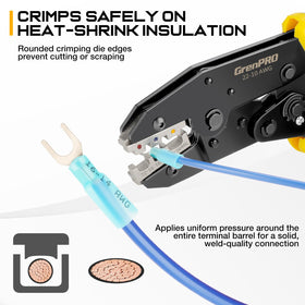 Grenpro quick-release lever eases jaw opening for smooth operation.