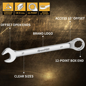 GrenPRO gauge included to measure nut size quickly.