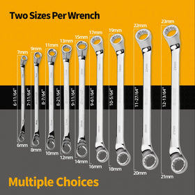 GRENPRO offset wrenches reach tight spaces for easier fastener access.