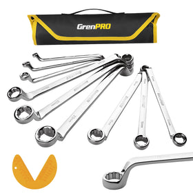 GRENPRO wrench set with roll-up pouch keeps tools organized and ready.
