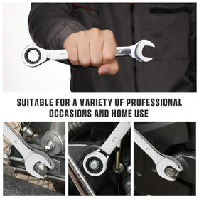 GRENPRO wrenches shown in automotive repair scenes with smooth handling