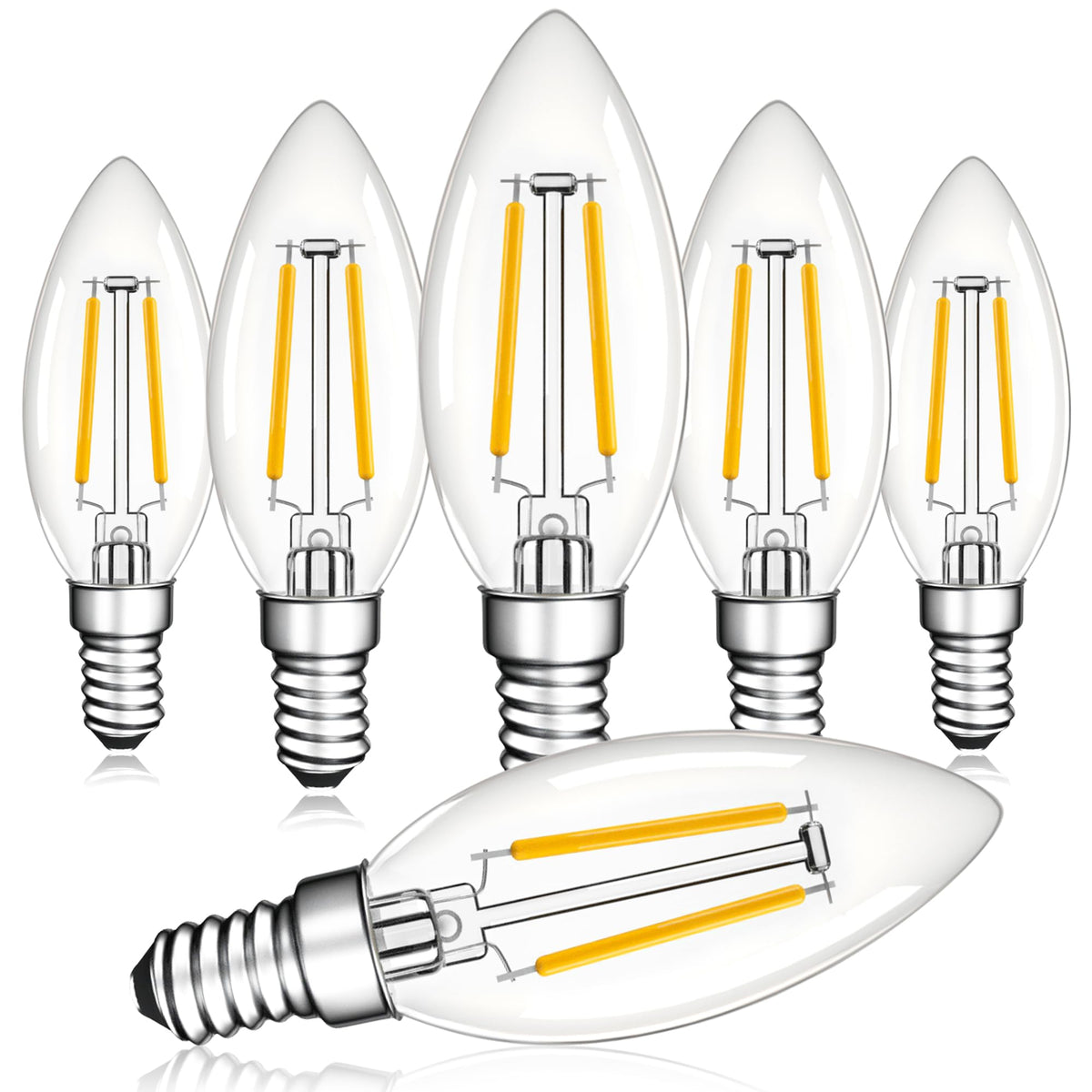 Grensk dimmable E12 filament glass bulb adds a warm, decorative glow.
