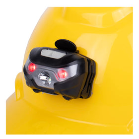 GREERRIDE rechargeable hard hat light mounted directly for hands-free site illumination.