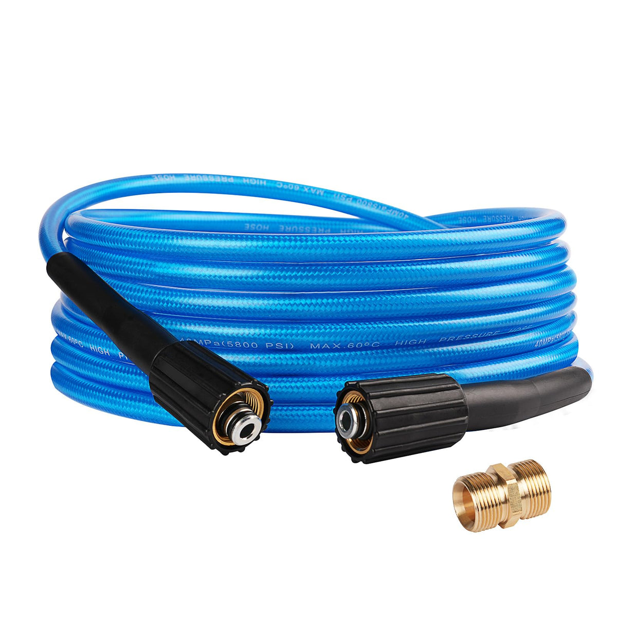 GRESTOAL pressure-washer hose 25ft with M22 fittings for versatile cleaning