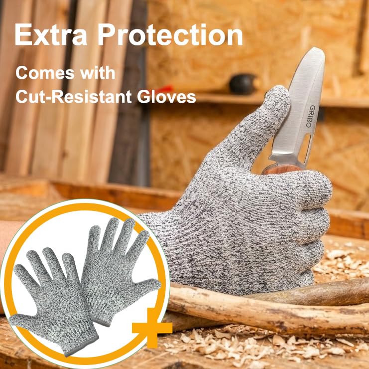 5Cr15MoV blade resists rust for everyday light tasks