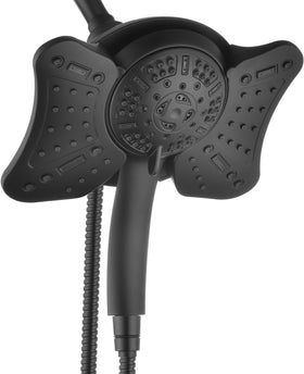 GRICH 2.5GPM shower head panel delivering wide coverage for a quick, refreshing wash